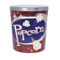 3 Gallon Decorative Gift Tin W/ Popcorn